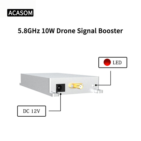 5.8GHz 10W Drone Signal Amplifier Extender Booster Module