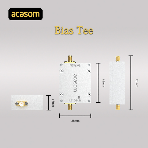 0.01GHz-18GHz Power Supply Bias Tee RF Bias Feeder wideband broadband Bias T