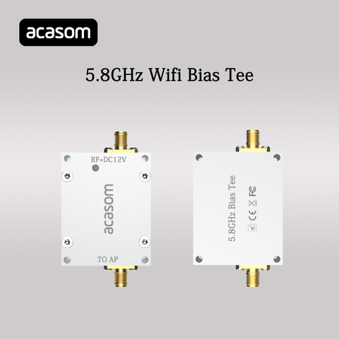 WiFi 5GHz 5.15GHz 5.85GHz Power Supply Bias Tee RF Bias Feeder for WIFI ZIGBEE BLUETOOTH