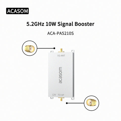 5.8GHz 10w FPV Drone Signal Booster Amplifier Module for Image Transmission