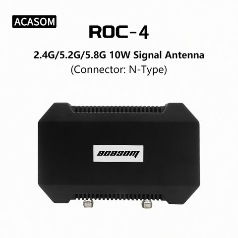ROC-4 10W 2.4/5.2/5.8GHz Dual-Band Drone N-Type Signal Booster 8000mAh Antenna Remote