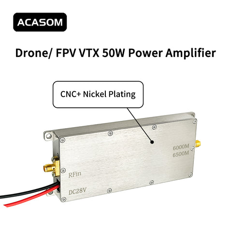 ACASOM 6000-6500MHz 50W Unidirectional Signal Booster for Professional Drone Applications