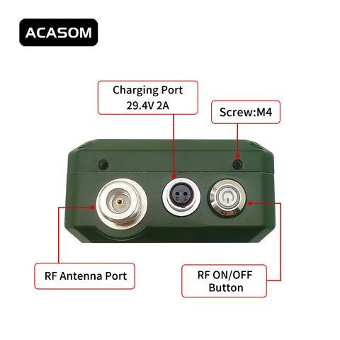 1500MHz-1700MHz 10W Portable FPV Drone Jamming Device VIC-1