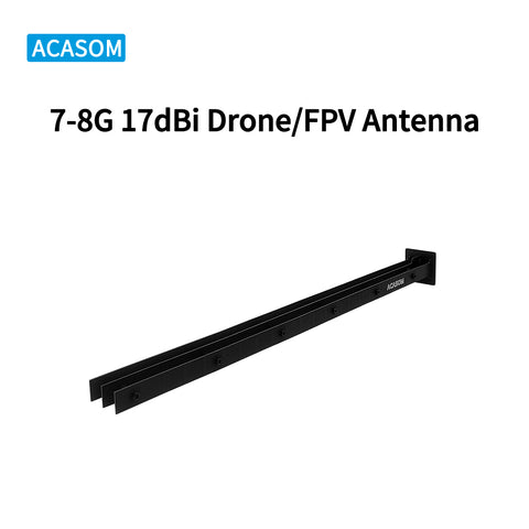 7-8GHz 17dBi High Gain Directional Antenna | Narrow Beamwidth | Low VSWR