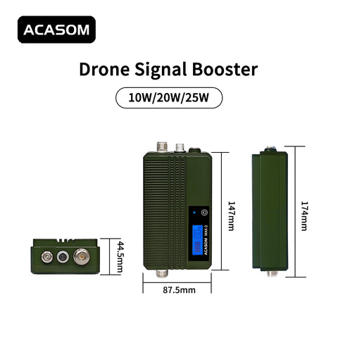 MAX-2 Outdoor 900MHz 10W  Signal Amplifier Extender Signal Booster Range Extender Tarot 1.2G  Image Transmissit