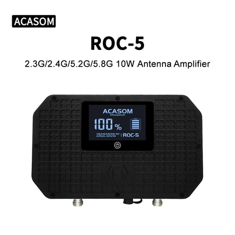 2.3G/2.4G/5.2G/5.8G 10W Amplifier Long-Range ROC-5+FA Signal Booster System