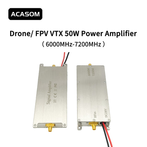 ACASOM 6000-7200MHz 50W Unidirectional Signal Booster for Professional Drone Applications