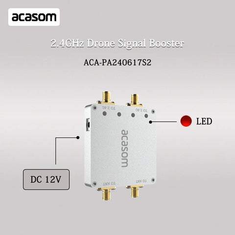 2.4GHz 4W Dual-Channel Wireless Signal Booster Module | 10dB Rx / 15dB Tx Gain | for WiFi Bluetooth ZigBee