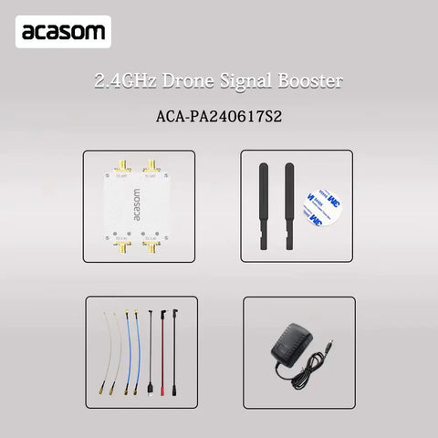 2.4GHz 4W Dual-Channel Wireless Signal Booster Module | 10dB Rx / 15dB Tx Gain | for WiFi Bluetooth ZigBee