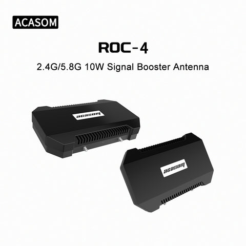 ROC-4 2.4G/5.8G 10W 8000mAh двухдиапазонный усилитель сигнала антенна расширитель диапазона пульт дистанционного управления 