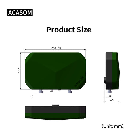 ROC-5 10W Quad-Band Antenna Amplifier | 2.3G/2.4G/5.2G/5.8G FPV Booster with Built-in High-Gain Antennas & 6000mAh Battery | IP68 Waterproof for Drone & UAV Range Extension