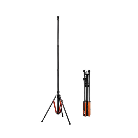 Portable Amplifier Aluminium Alloy Photographic Light Stand Adjustable Tripod 1/4 3/8 Screw Portable Lamp Holder