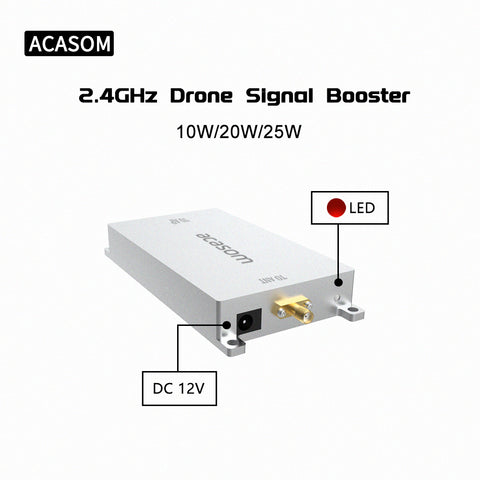 2.4GHz 25W Drone Signal Amplifier Extender Booster