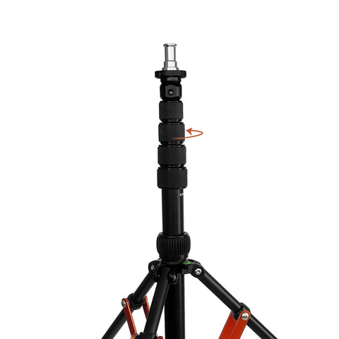 Portable Amplifier Aluminium Alloy Photographic Light Stand Adjustable Tripod 1/4 3/8 Screw Portable Lamp Holder