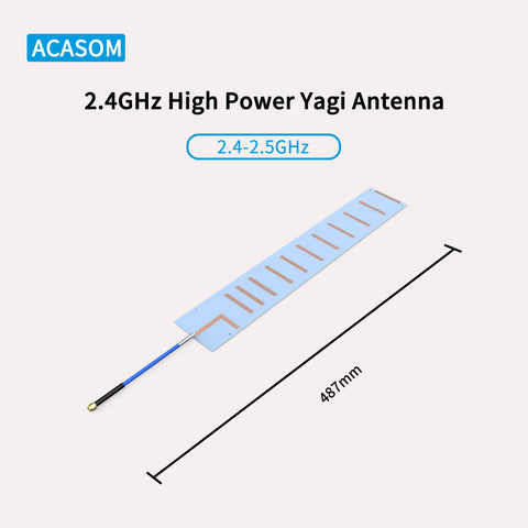 2.4GHz 50W Drone Signal Blocking High Power Yagi Antenna