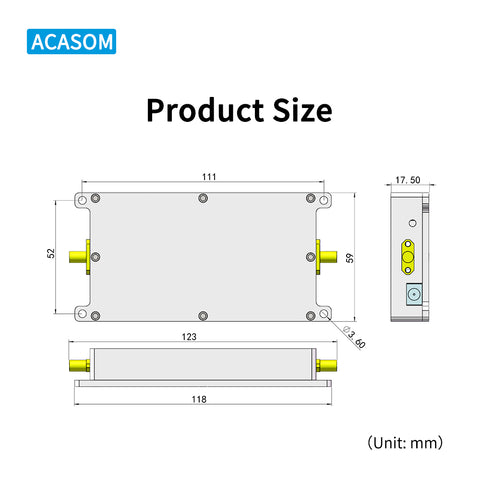 1.8GHz 10W/20W/25W Drone Signal Booster Amplifier Extender Module